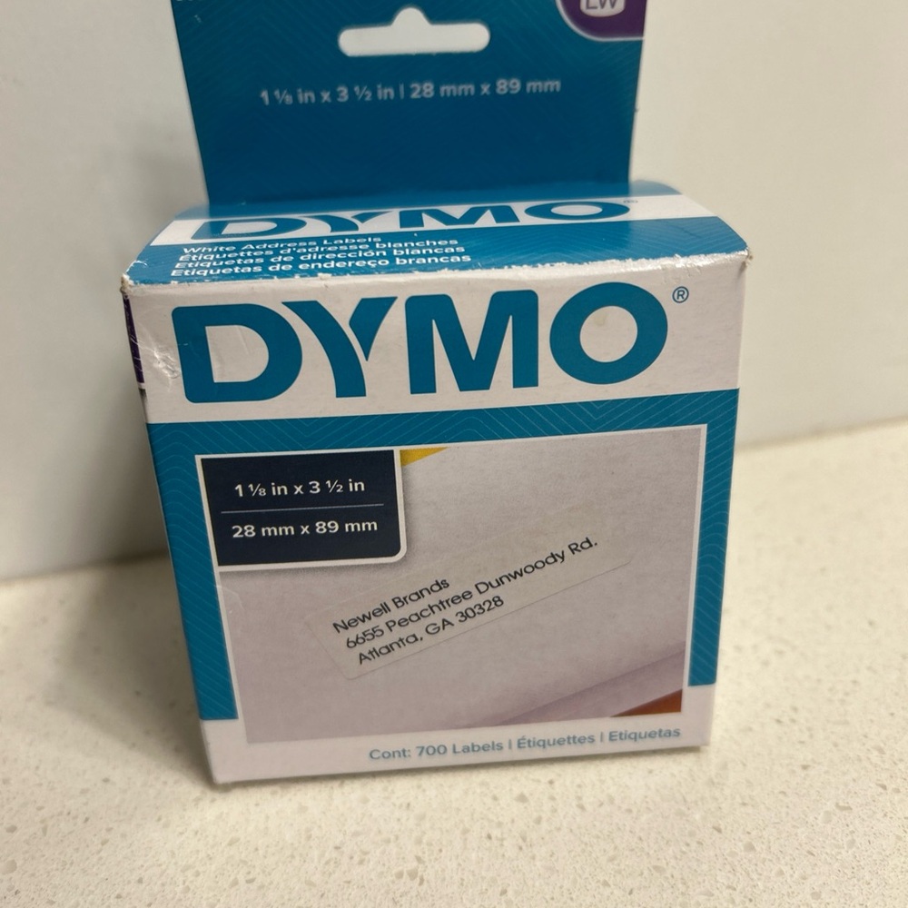 DYMO LabelWriter 700 Labels 1 1/8 x 3.5 NEW